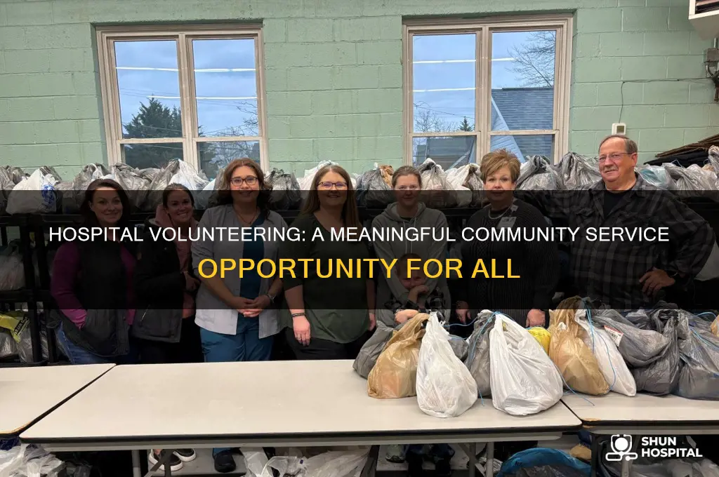 is hospital volunteer community service