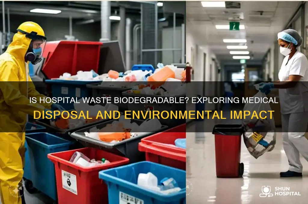 is hospital waste biodegradable