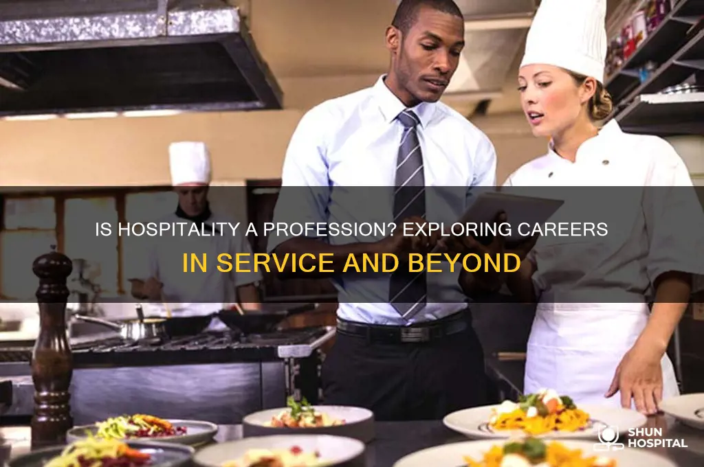 is hospitality a profession