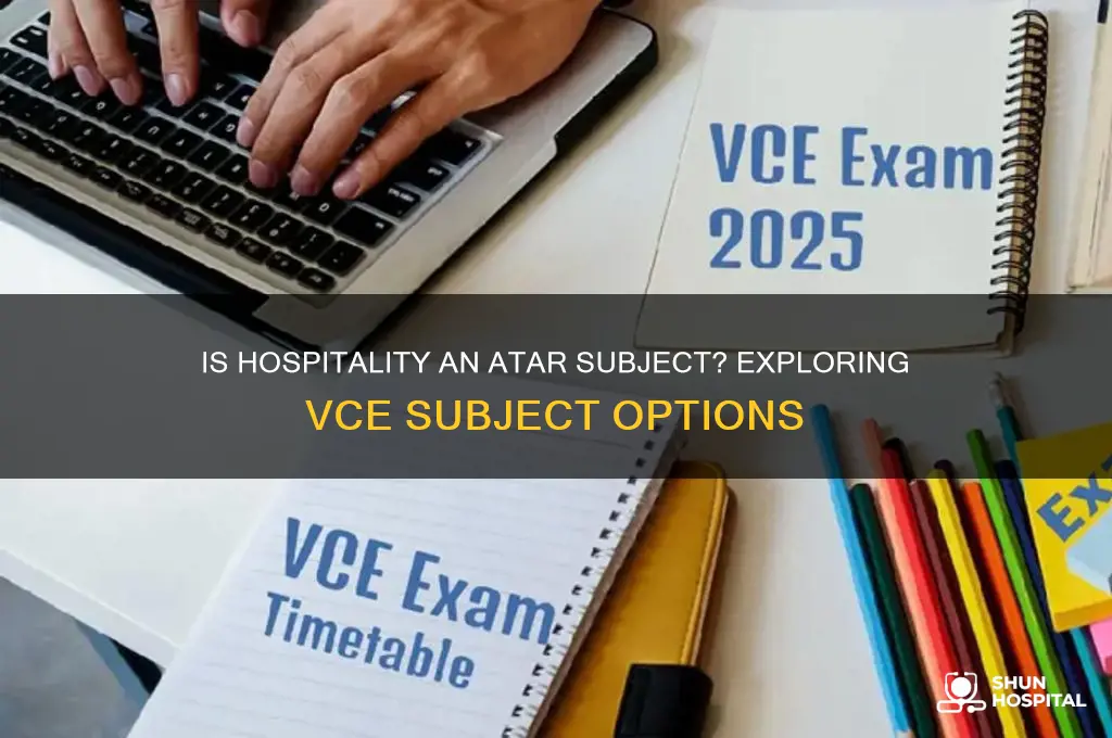 is hospitality an atar subject