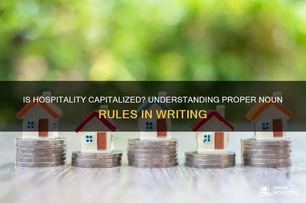 is hospitality capitalized