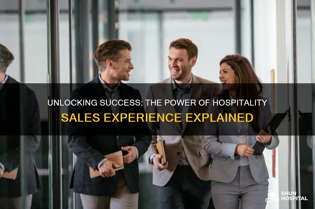 is hospitality sales experience