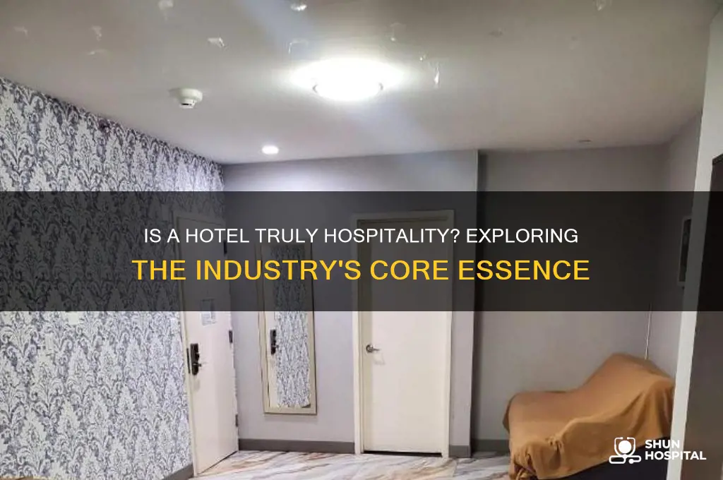 is hotel considered hospitality