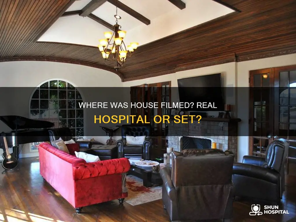 is house filmed in a real hospital