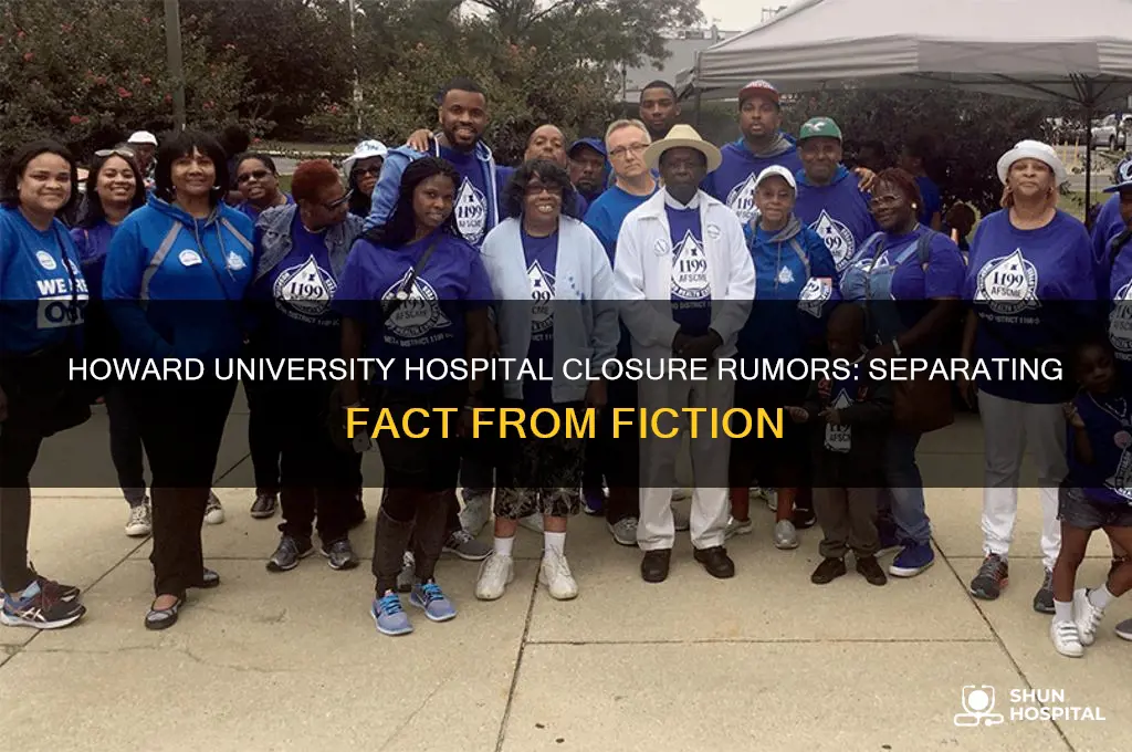 is howard university hospital closing