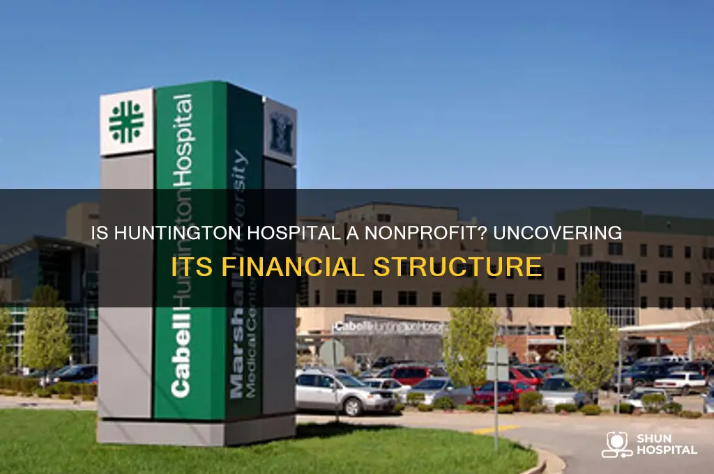 is huntington hospital a nonprofit