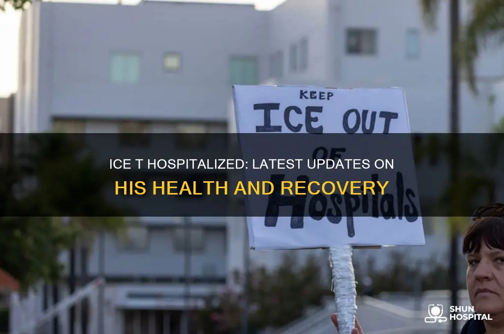 is ice t in hospital