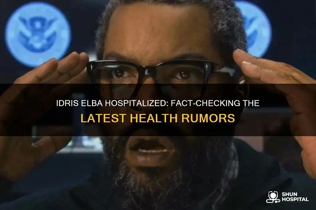 is idris elba hospitalized