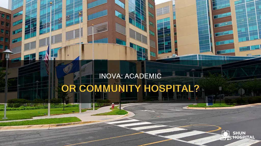 is inova an academic or community hospital