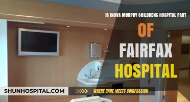 Is Inova Murphy Children's Hospital Affiliated with Fairfax Hospital?
