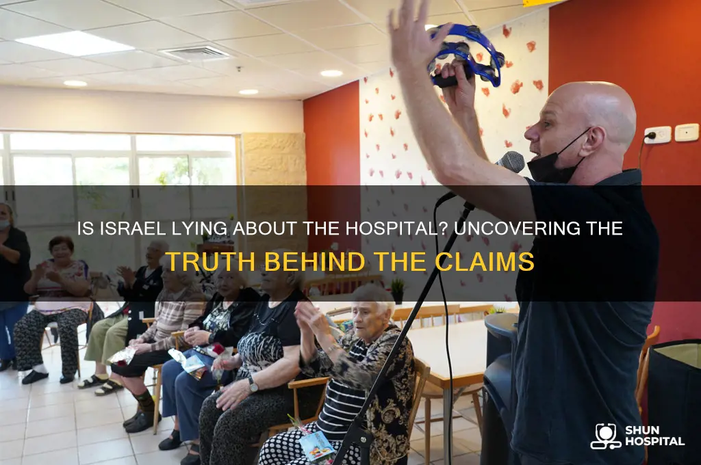 is israel lying about hospital
