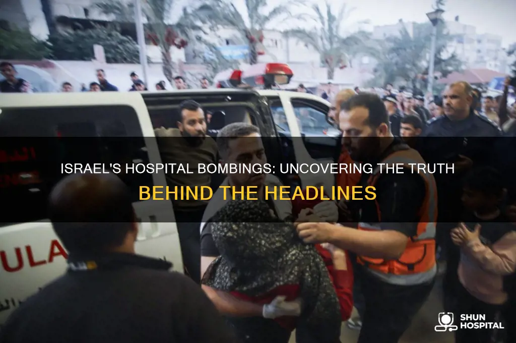is isreal bombing hospitals