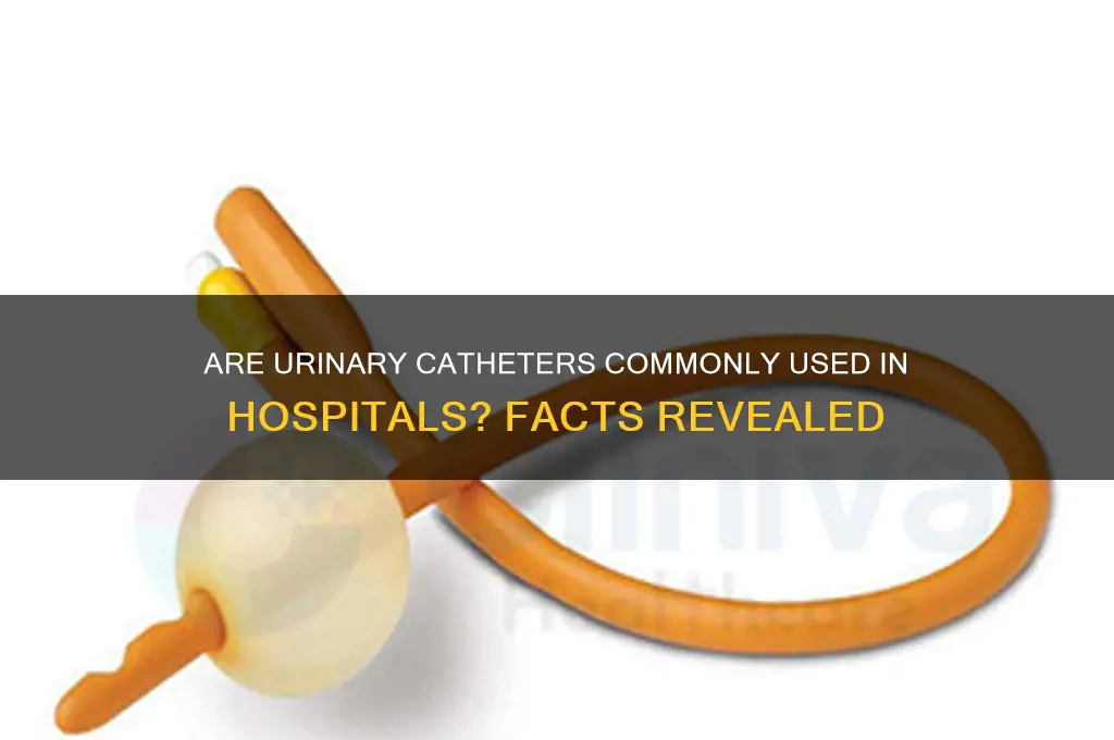 is it common for hospitals to put ub urinary catheters