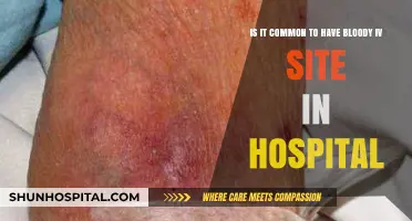 Bloody IV Sites in Hospitals: How Common Is It?