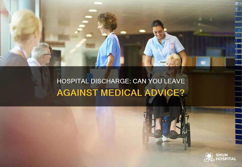 is it illegal to leave a hospital