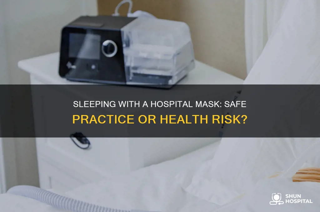 is it ok to wear a hospital mask while sleeping