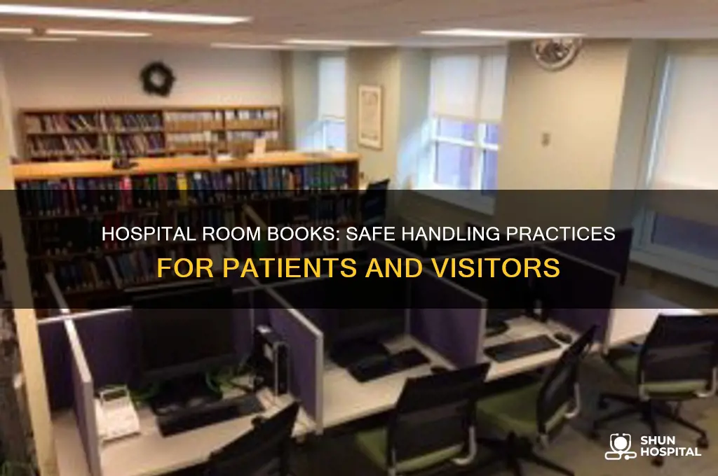 is it safe to handle books a hospital room