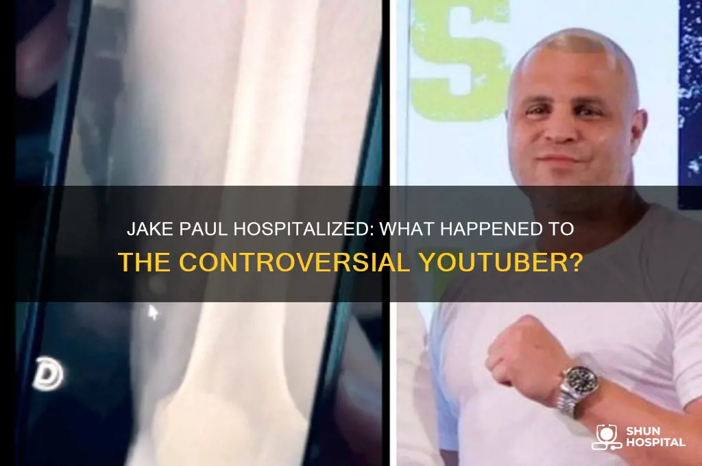 is jake paul in hospital