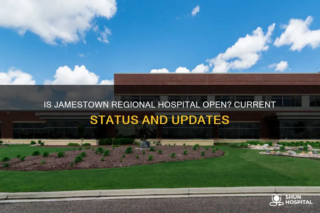 is jamestown regional hospital open