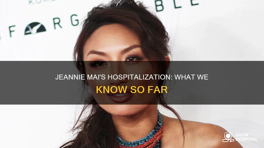 is jeannie mai still in the hospital