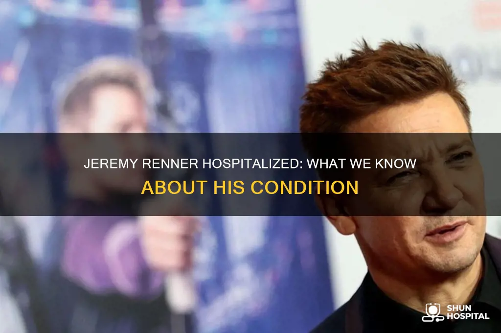 is jeremy renner in hospital