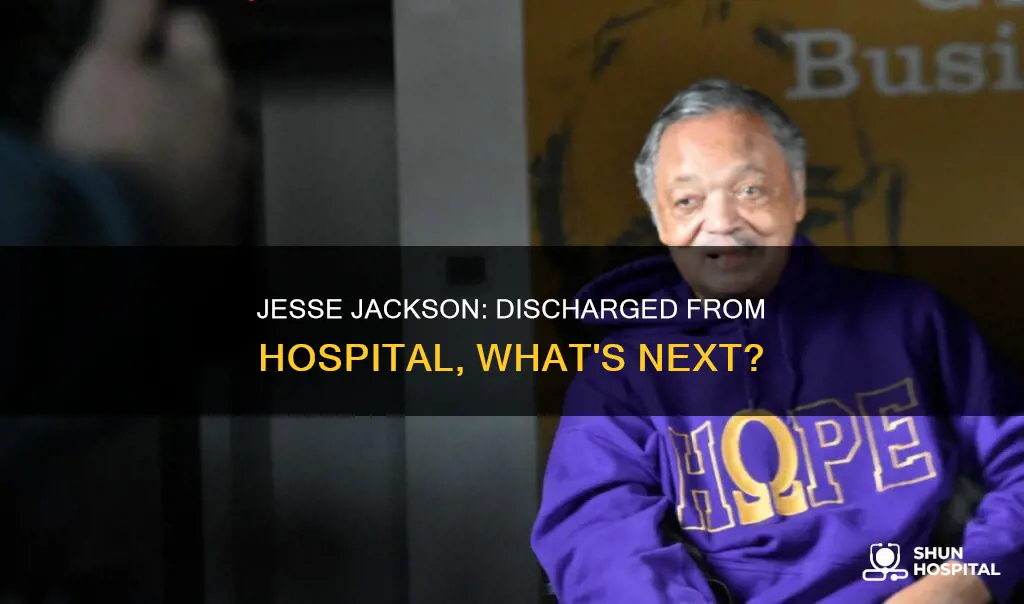 is jesse jackson out of the hospital