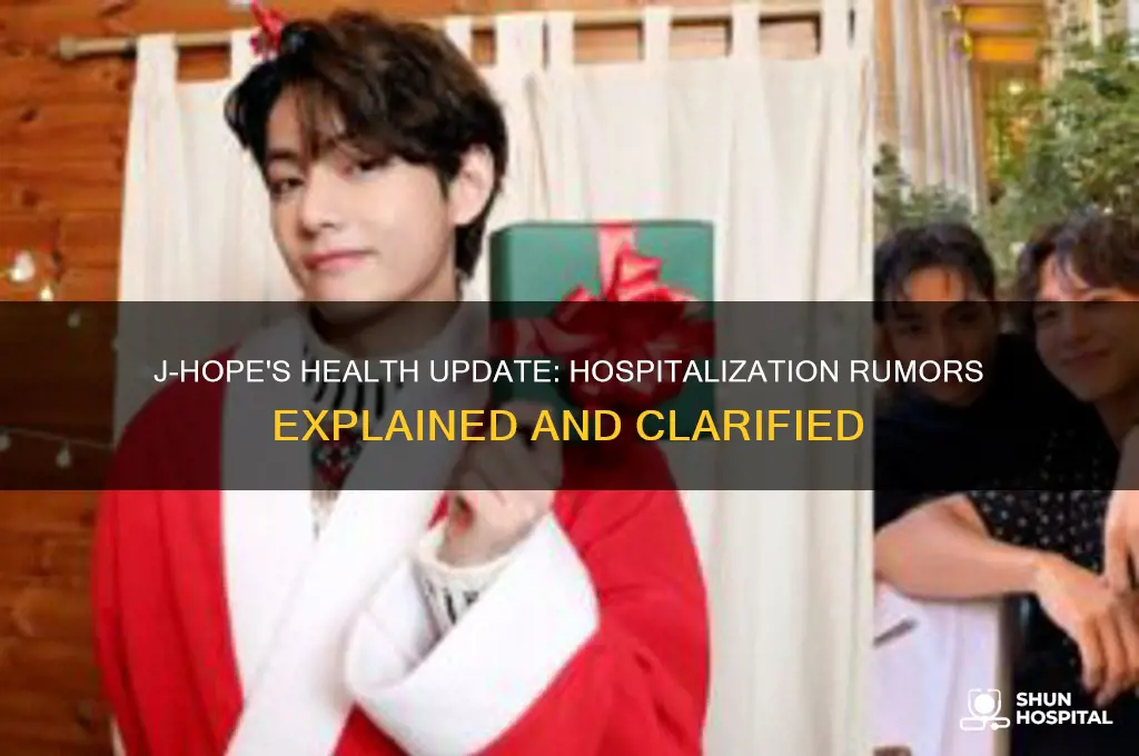 is jhope in the hospital