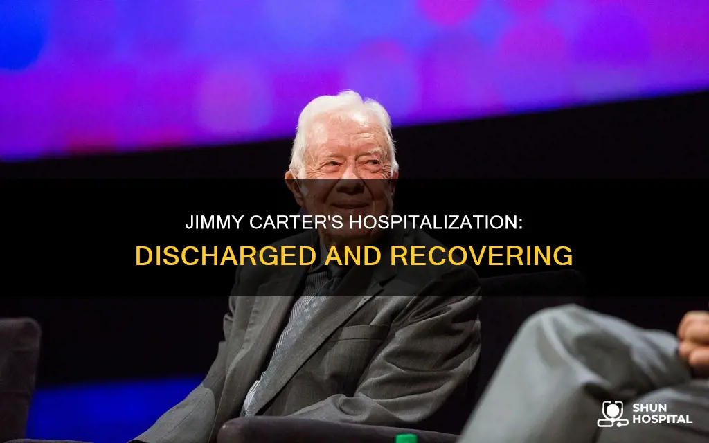 is jimmy carter out of the hospital