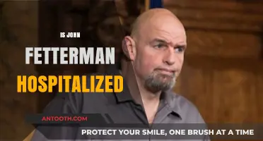 John Fetterman Hospitalized: Latest Updates on His Health Condition