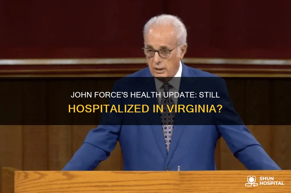 is john force still in the hospital in virginia