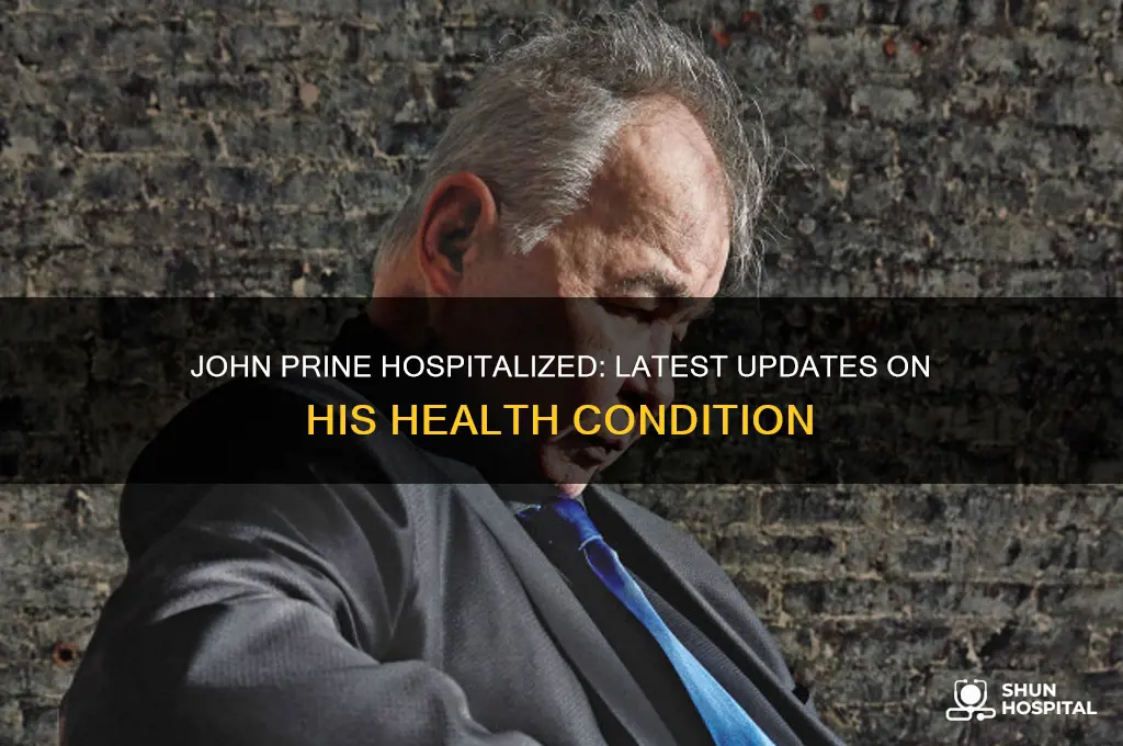 is john prine in hospital