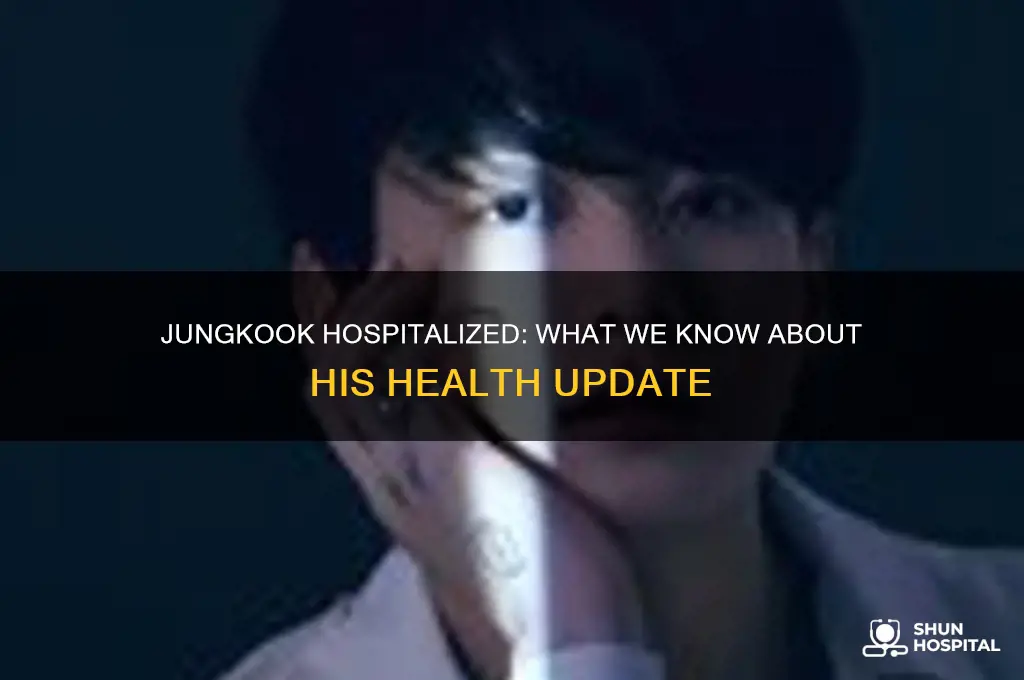 is jungkook in the hospital