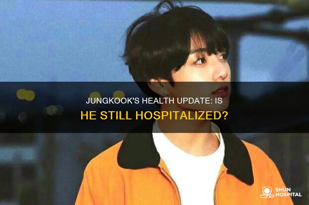 is jungkook still in hospital