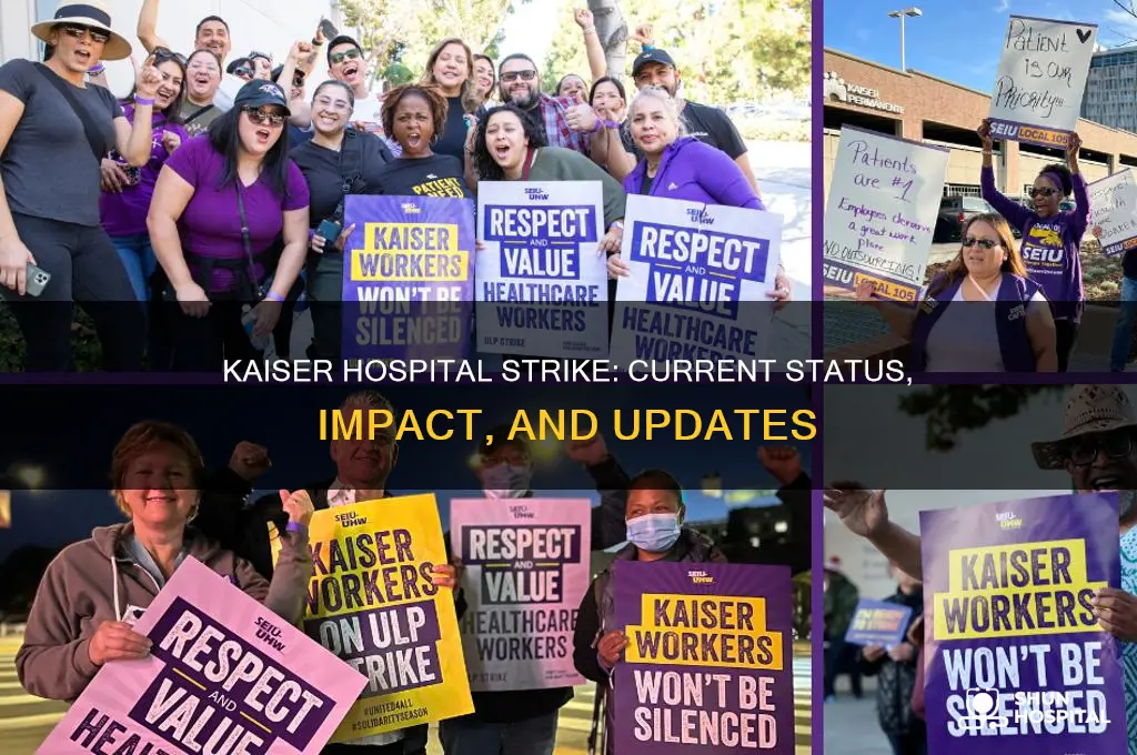 is kaiser hospital on strike