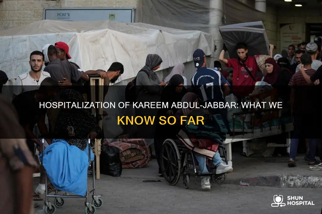 is kareem abdul-jabbar in the hospital