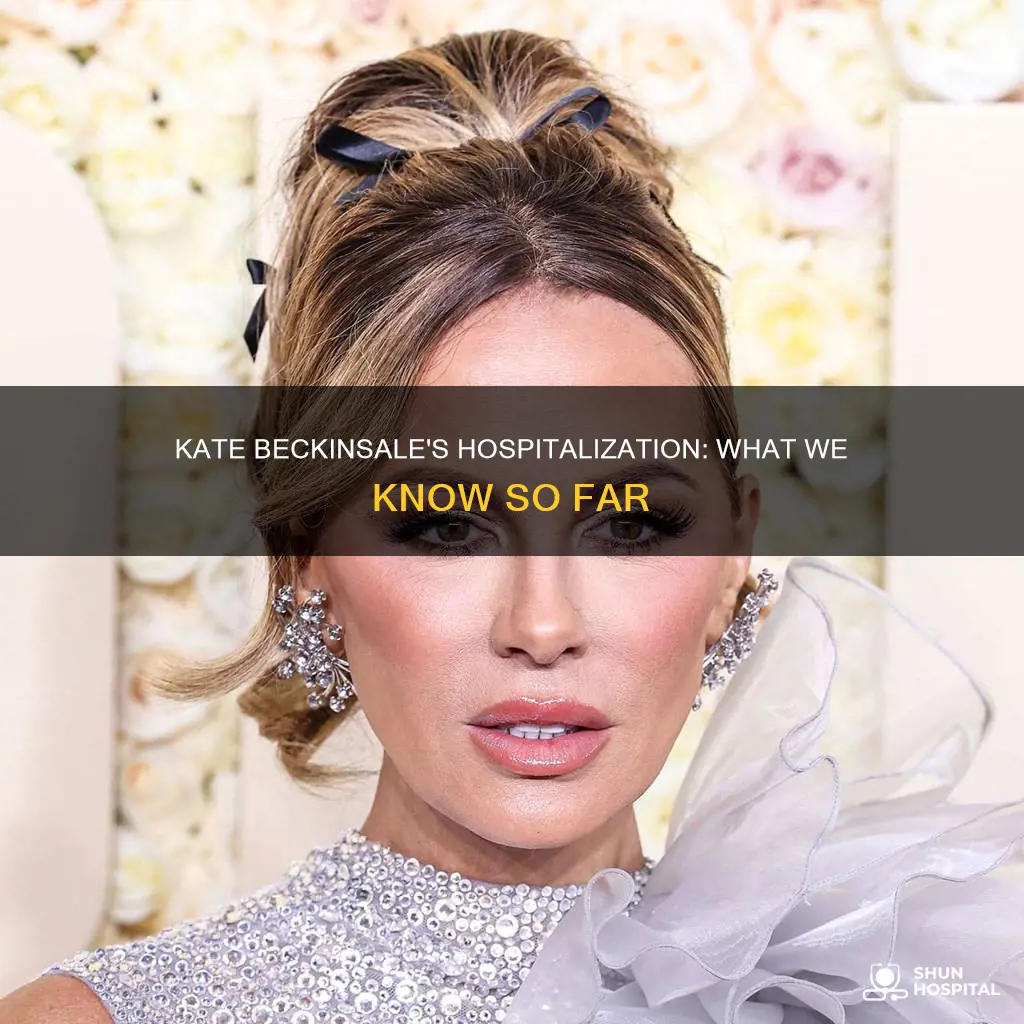 is kate beckinsale out of the hospital
