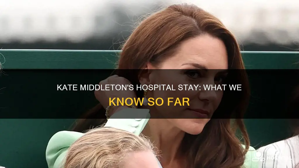 is kate middleton back in the hospital