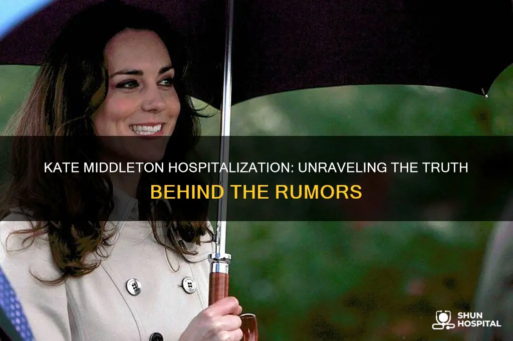 is kate middleton hospitalized