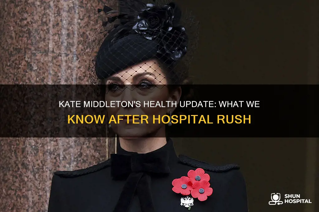 is kate middleton ok after earlier rush to hospital