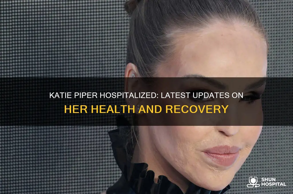 is katie piper in hospital