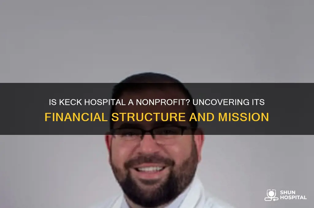 is keck hospital nonprofit