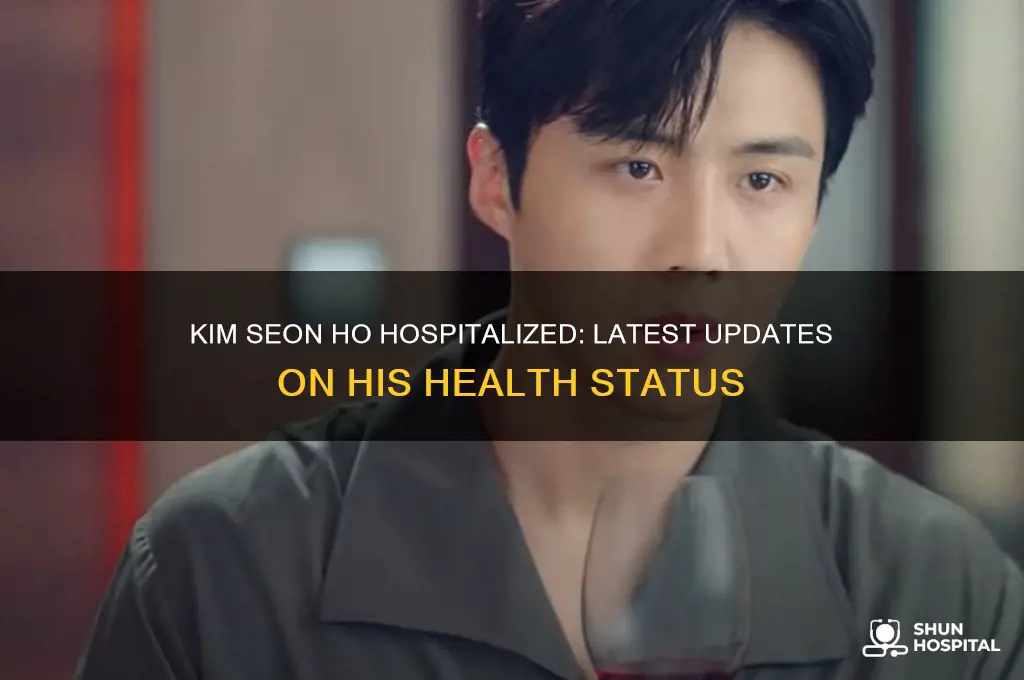 is kim seon ho hospitalized