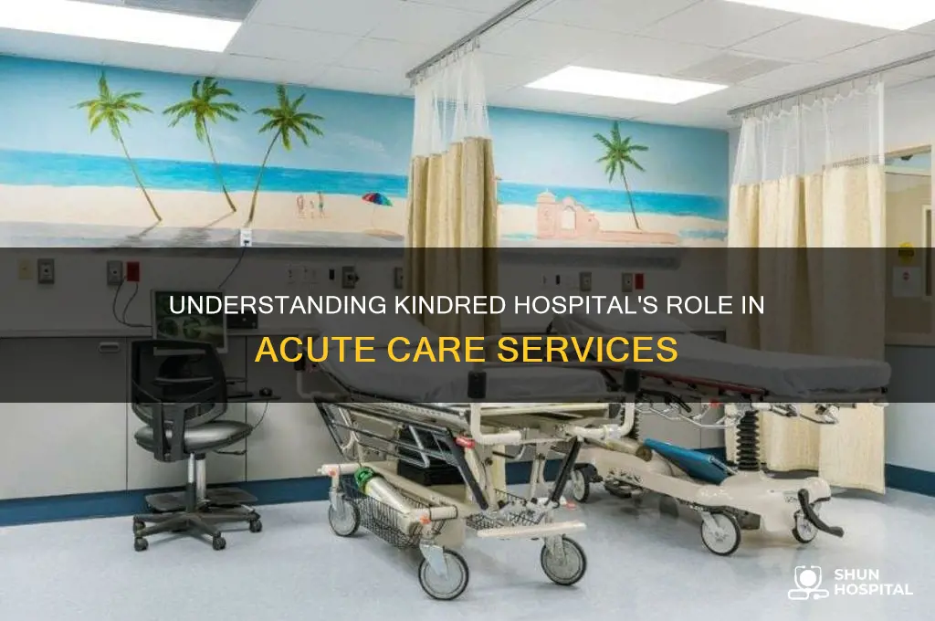 is kindred hospital acute care