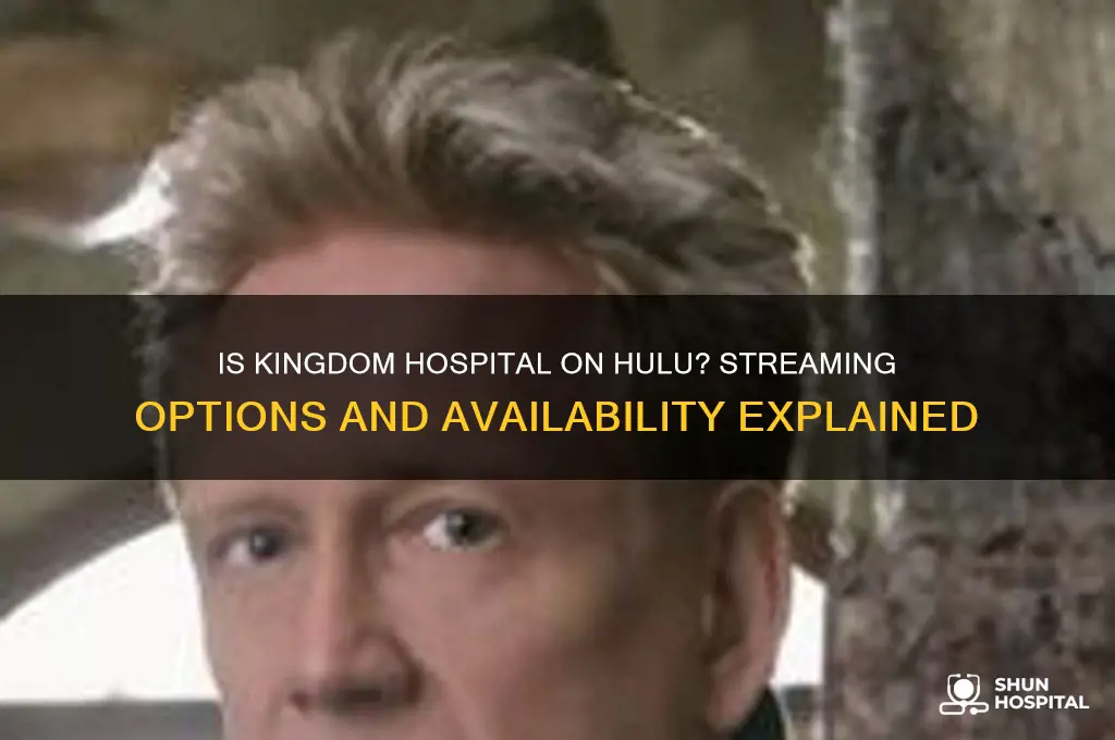 is kingdom hospital on hulu