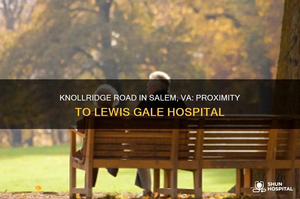 is knollridge road in salem va near lewis gale hospital