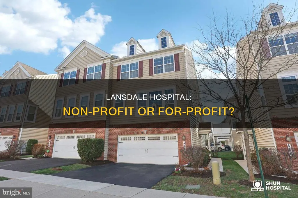 is lansdale hospital a non-profit hospital