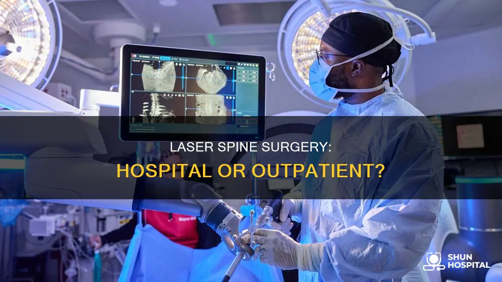 is laser spine surgery done in hospitals