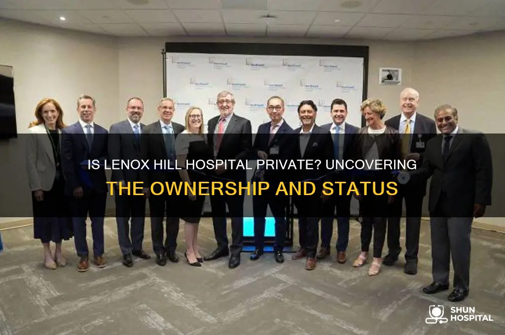 is lenox hill hospital private