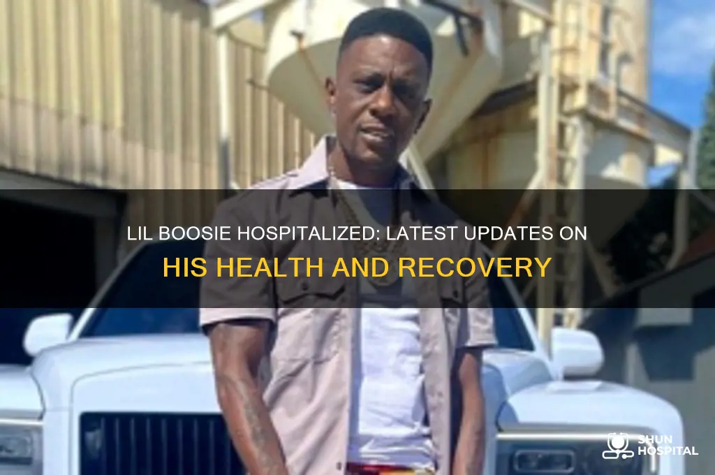 is lil boosie in hospital