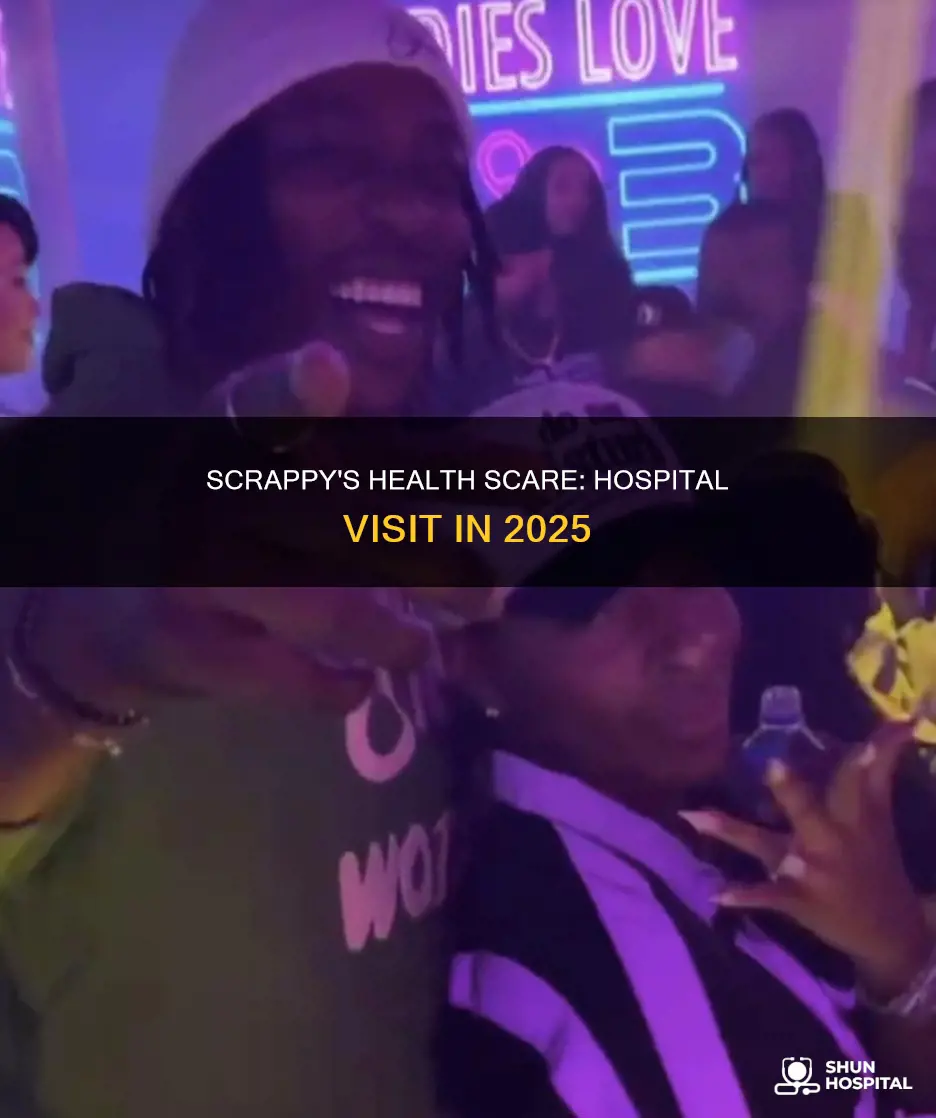 is lil scrappy in the hospital 2025